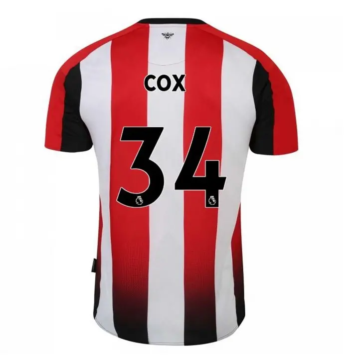 23/25 Brentford Adult Home Shirt COX 34