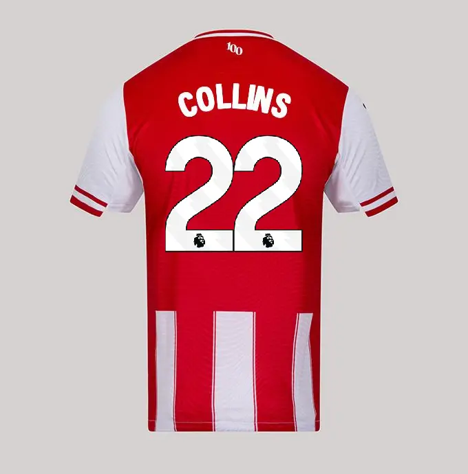 25/26 Brentford Adult Authentic Home Shirt - NATHAN COLLINS 22