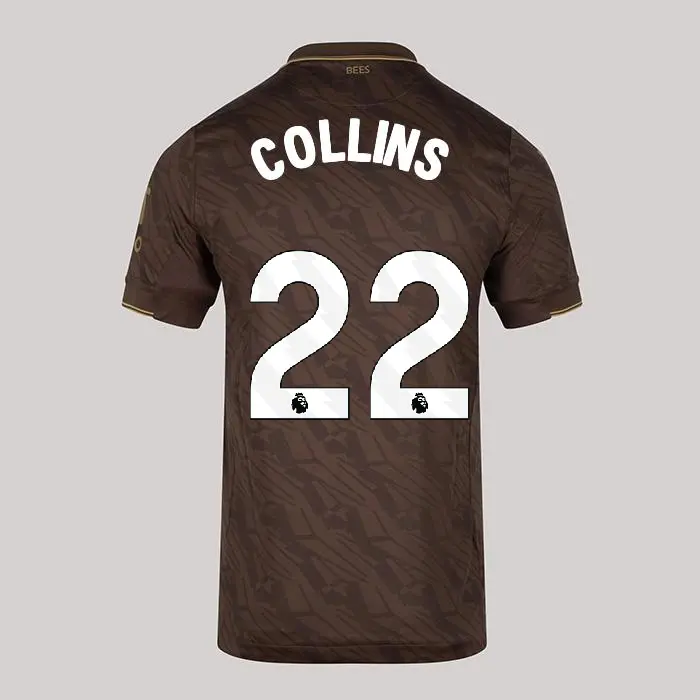 25/26 Brentford Adult Replica Away Shirt - NATHAN COLLINS 22