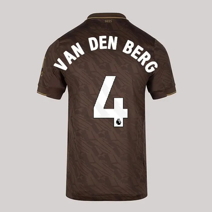 25/26 Brentford Adult Replica Away Shirt - SEPP VAN DEN BERG 4
