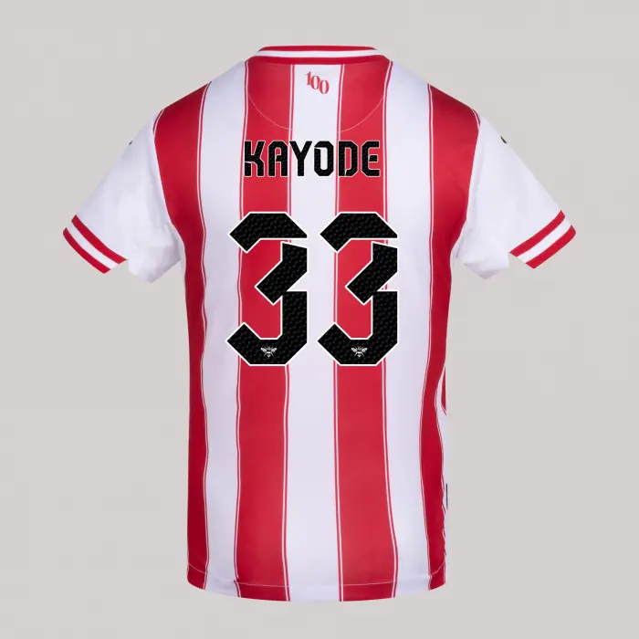 25/26 Brentford Adult Replica Home Shirt - KAYODE 33