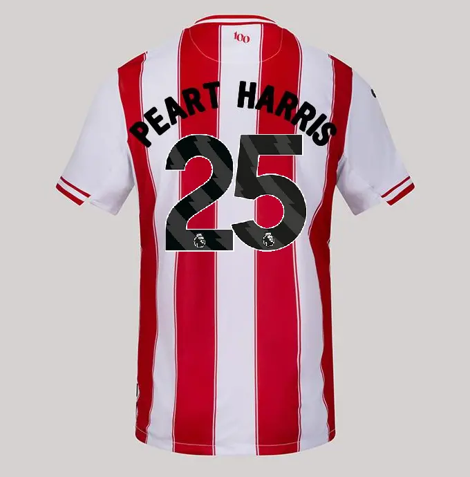 25/26 Brentford Adult Replica Home Shirt - PEART HARRIS 25