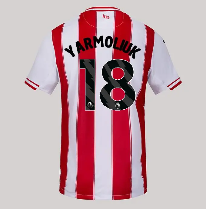 25/26 Brentford Adult Replica Home Shirt - YARMOLIUK 18