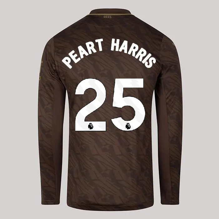 25/26 Brentford Adult Replica L/S Away Shirt - Myles Peart Harris 25