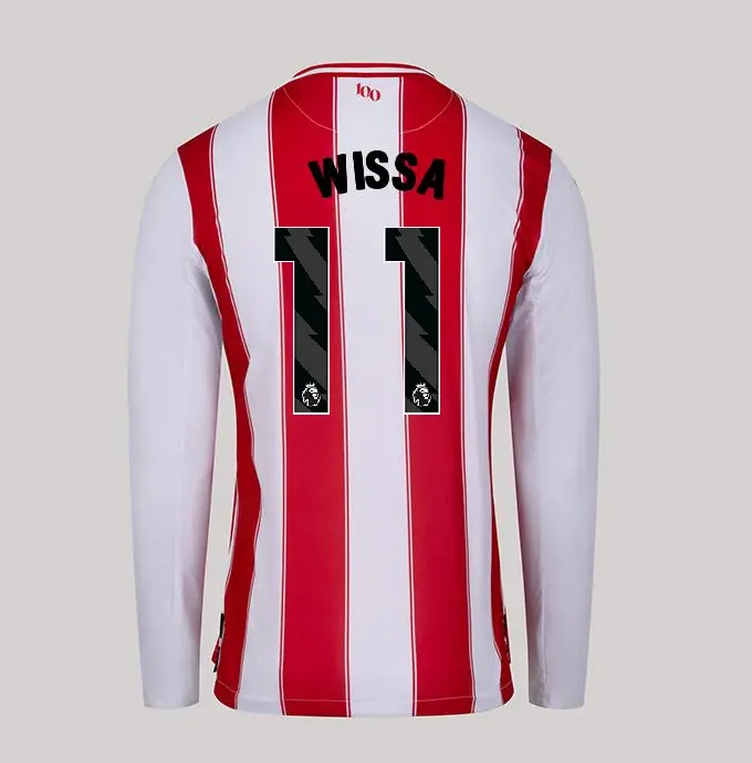 25/26 Brentford Adult Replica L/S Home Shirt - YOANNE WISSA 11