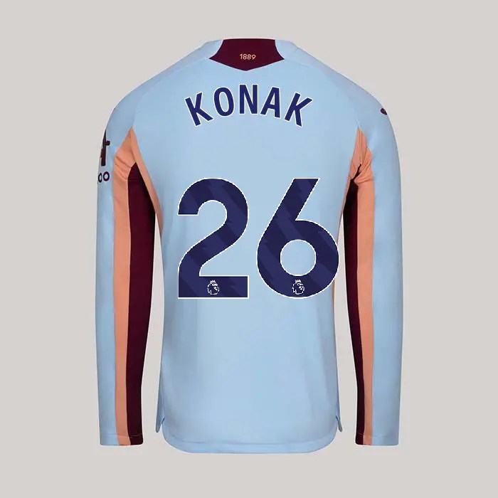 25/26 Brentford Adult Replica L/S Third Shirt - YUNUS EMRE KONAK 26