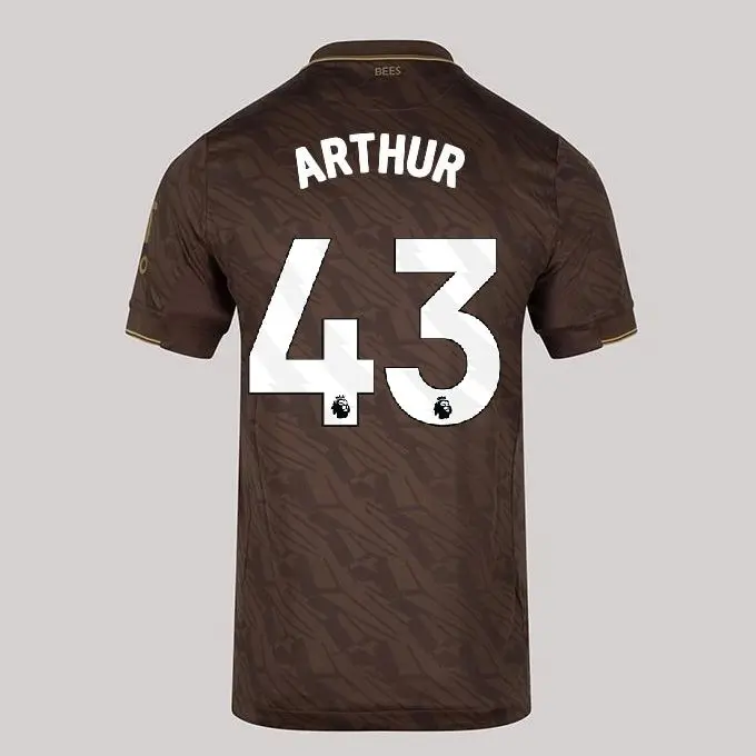 25/26 Brentford Junior Replica Away Shirt - ARTHUR 43
