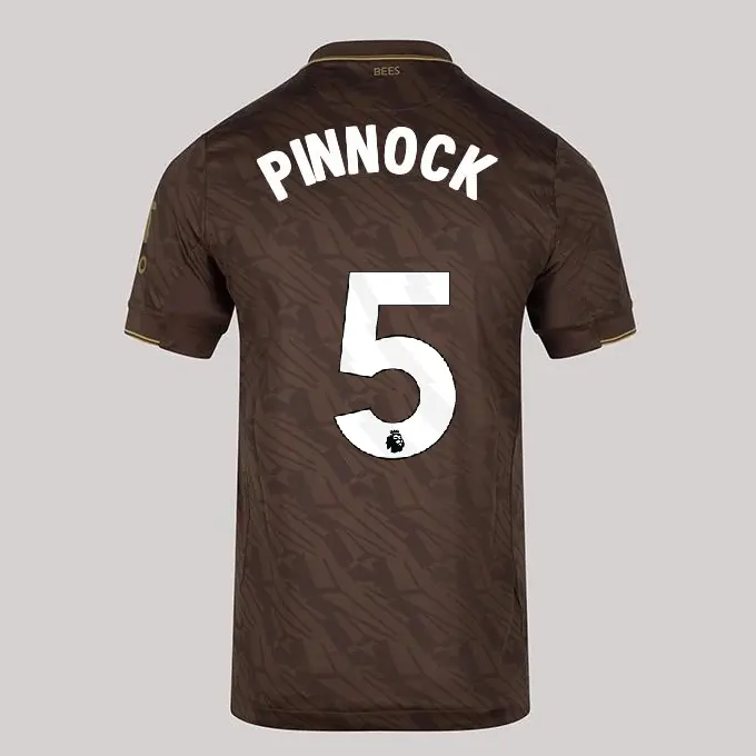 25/26 Brentford Womens Away Match Shirt - Ethan Pinnock 5