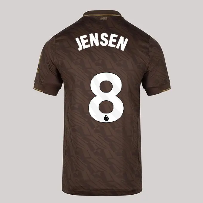 25/26 Brentford Womens Away Match Shirt - Mathias Jensen 8