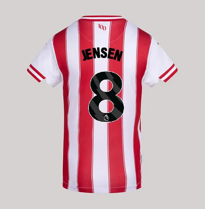 25/26 Brentford Womens Replica Home Shirt - MATHIAS JENSEN 8