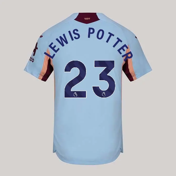 25/26 Brentford Womens Replica Third Shirt - KEANE LEWIS POTTER 23