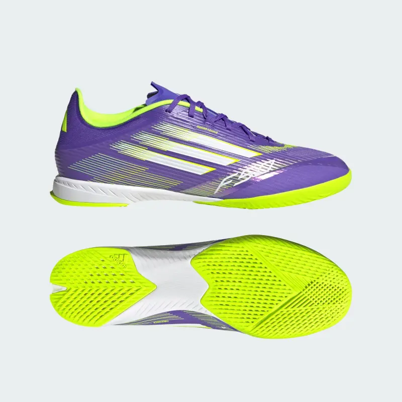 Adidas F50 League Indoor Purple Rush Cloud White Lucid Lemon