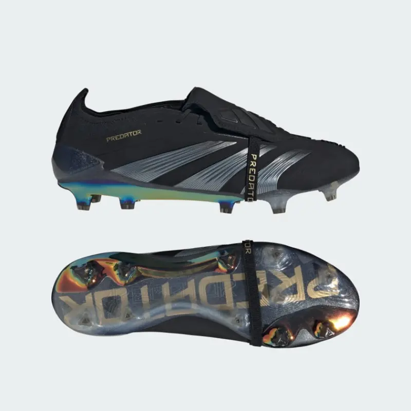 Adidas Predator Elite Fold-Over Tongue Firm Ground Boots Core Black