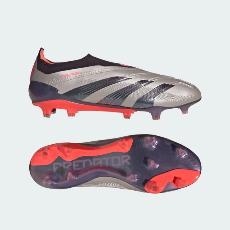 Adidas Predator Elite Laceless Firm Ground Boots Platinum Metallic-IF8862 Adidas Predator Elite Laceless Firm Ground Boots Platinum Metallic - Image 1