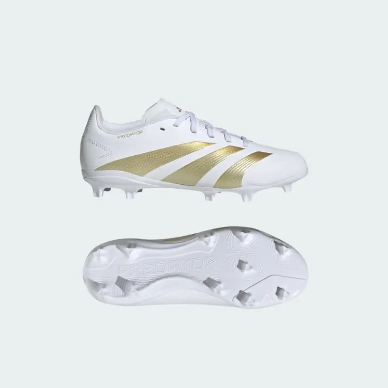 Adidas Predator League Firm Ground Boots Cloud White Kids