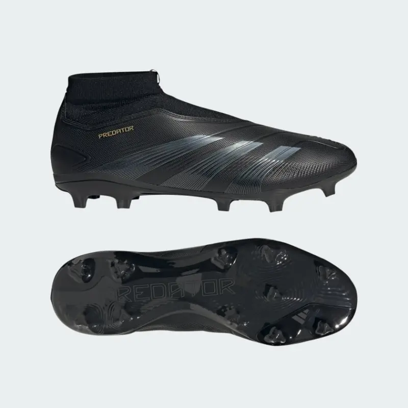 Adidas Predator League Laceless Firm Ground Boots Core Black