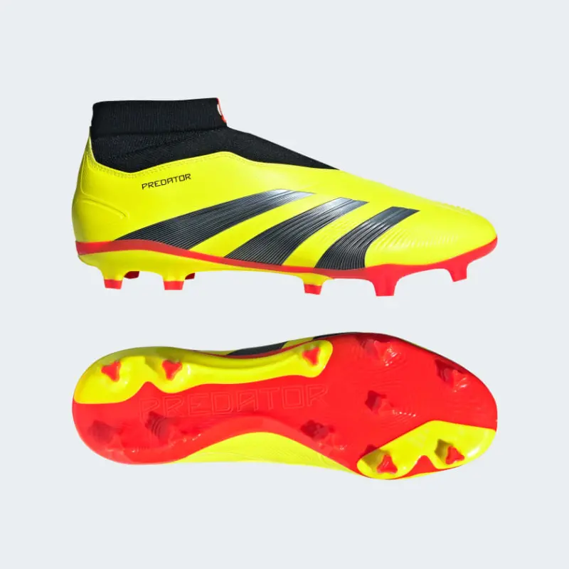 Adidas Predator League Laceless Firm Ground Football Boots Team Solar Yellow