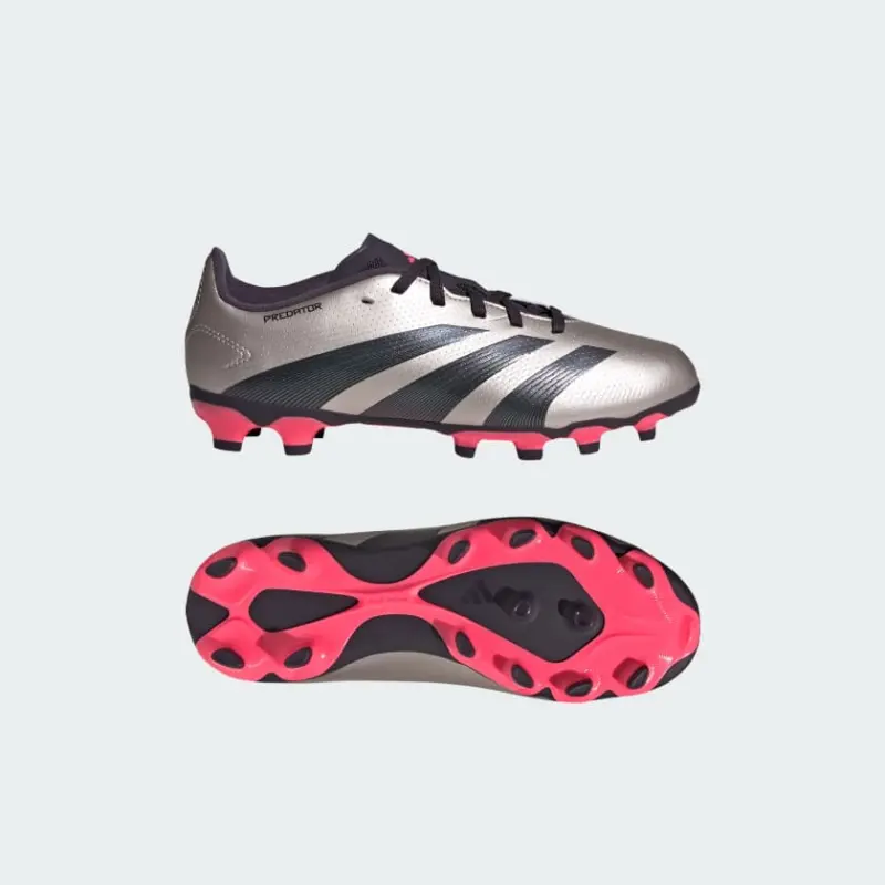 Adidas Predator League Multi-Ground Boots Platinum Metallic Kids