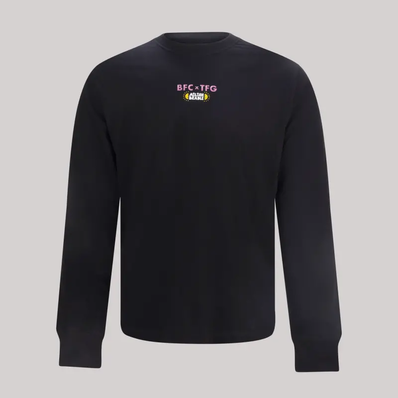 BFC x TFG Black Long Sleeve Tee-2400567 Collection - Brentford Football Shirts & Shoes