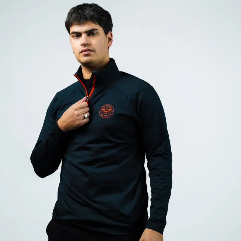 Brentford Active Quarter Zip Top-2400235 Collection - Brentford Football Shirts & Shoes