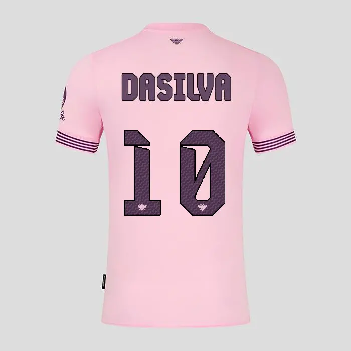 Brentford Adult Away Shirt 24/25 DASILVA 10-2425/4203-2400324-JOSH DASILVA 10 Collection - Brentford Football Shirts & Shoes