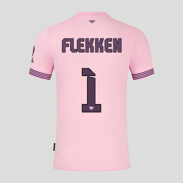 Brentford Adult Away Shirt 24/25 FLEKKEN 1-2425/4179-2400324-MARK FLEKKEN 1 Collection - Brentford Football Shirts & Shoes