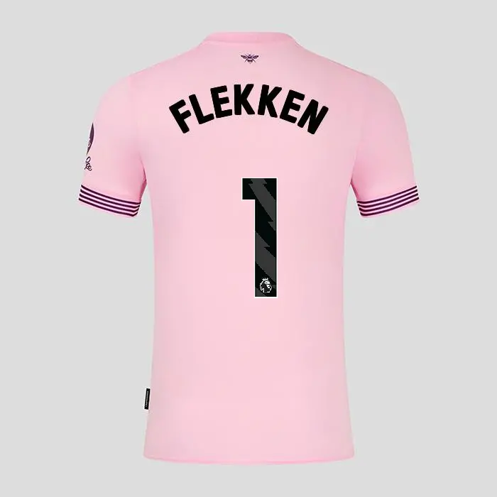 Brentford Adult Away Shirt 24/25 FLEKKEN 1-2425/4180-2400324-MARK FLEKKEN 1 Collection - Brentford Football Shirts & Shoes
