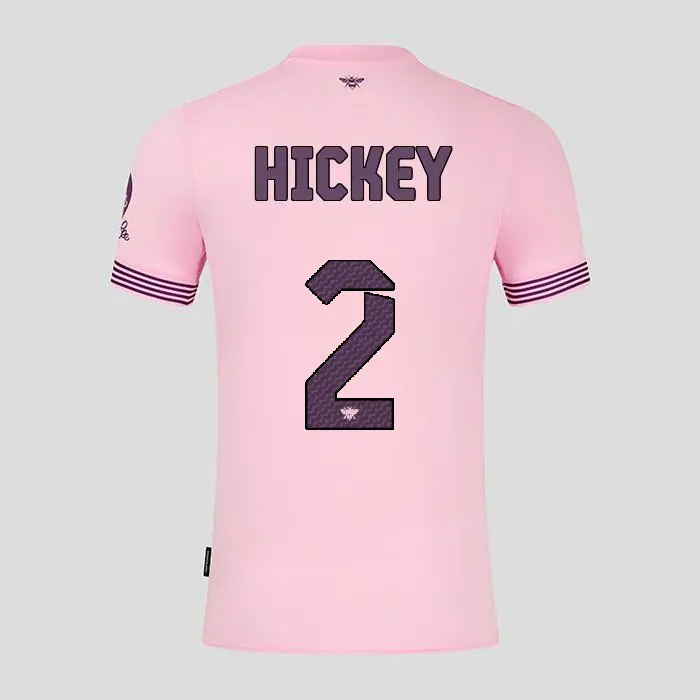 Brentford Adult Away Shirt 24/25 HICKEY 2-2425/4182-2400324-AARON HICKEY 2 Collection - Brentford Football Shirts & Shoes