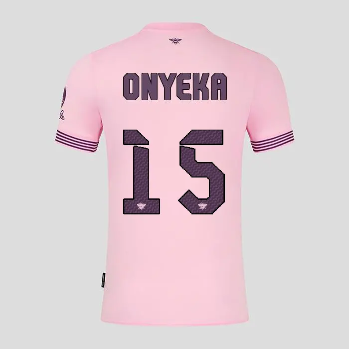 Brentford Adult Away Shirt 24/25 ONYEKA 15-2425/4212-2400324-FRANK ONYEKA 15 Collection - Brentford Football Shirts & Shoes