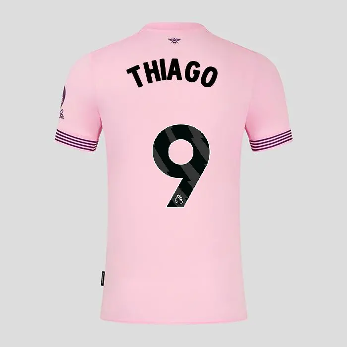 Brentford Adult Away Shirt 24/25 THIAGO 9-2425/4201-2400324-IGOR THIAGO 9 Collection - Brentford Football Shirts & Shoes