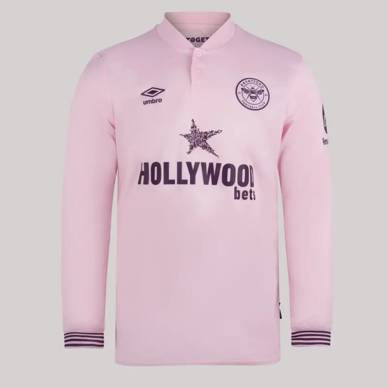 Brentford Adult Away Shirt L/S 24/25-2400336 Collection - Brentford Football Shirts & Shoes