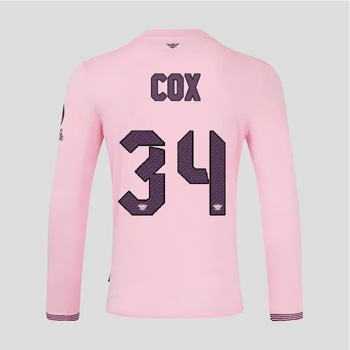 Brentford Adult Away Shirt L/S 24/25 COX 34-2400336-34 Collection - Brentford Football Shirts & Shoes