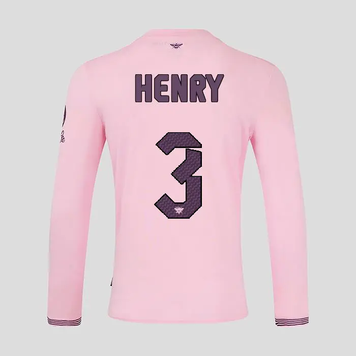 Brentford Adult  Away Shirt L/S 24/25 HENRY 3-2425/4335-2400336-RICO HENRY 3 Collection - Brentford Football Shirts & Shoes