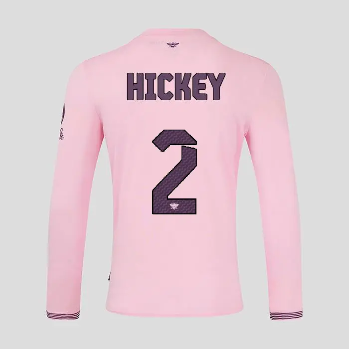 Brentford Adult  Away Shirt L/S 24/25 HICKEY 2-2425/4332-2400336-AARON HICKEY 2 Collection - Brentford Football Shirts & Shoes