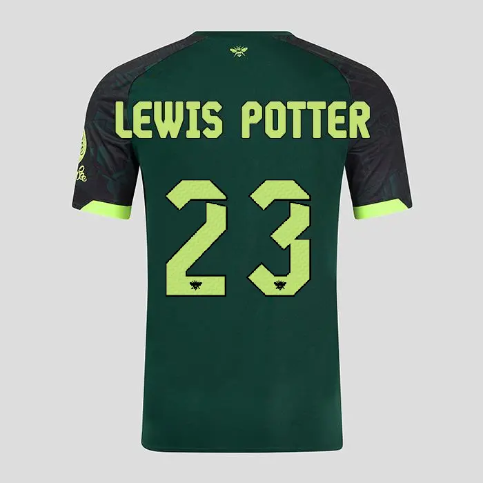 Brentford Adult Third Shirt 24/25 LEWIS POTTER 23-2425/4605-2400337-KEANE LEWIS POTTER 23 Collection - Brentford Football Shirts & Shoes