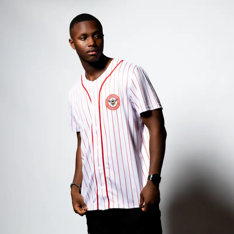Brentford Baseball Jersey-2400571 Collection - Brentford Football Shirts & Shoes