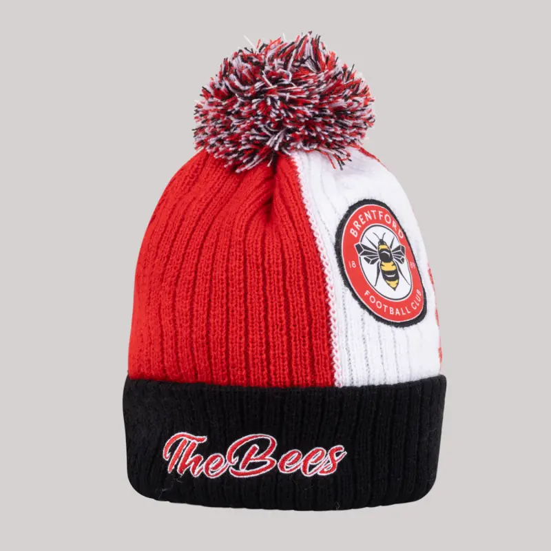 Brentford Bees Crest Beanie 24 Collection - Brentford Football Shirts & Shoes