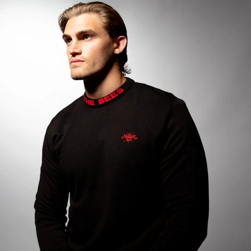 Brentford Bees Neck Text Jumper-2400406 Collection - Brentford Football Shirts & Shoes