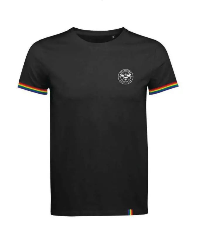 Brentford Crest Pride Tee-2400326 Collection - Brentford Football Shirts & Shoes