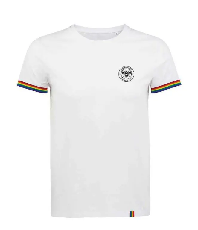 Brentford Crest Pride Tee-2400327 Collection - Brentford Football Shirts & Shoes