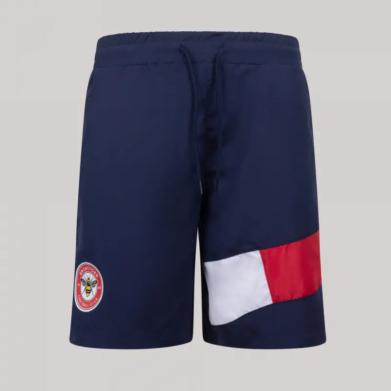 Brentford Double Stripe Swim Shorts-2400644 Collection - Brentford Football Shirts & Shoes