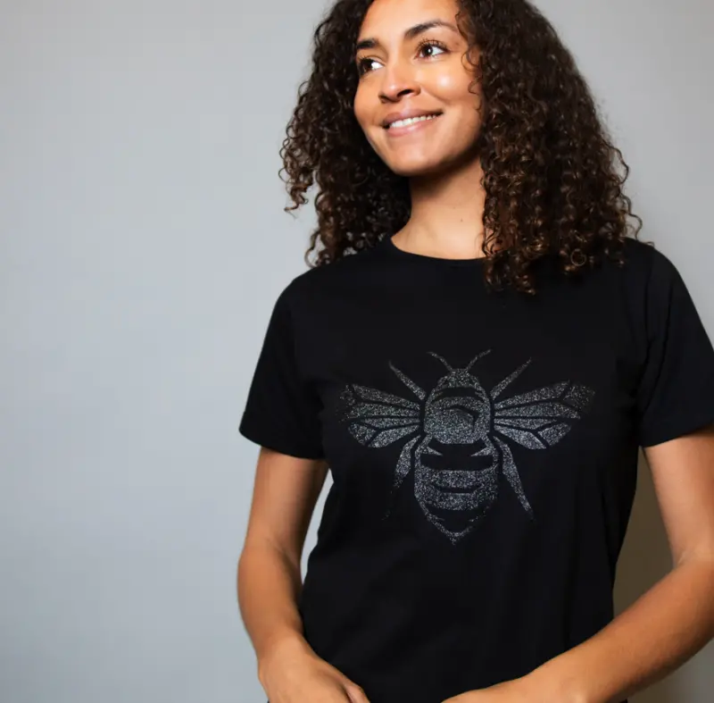 Brentford Glitter Bee Tee-2400088 Collection - Brentford Football Shirts & Shoes
