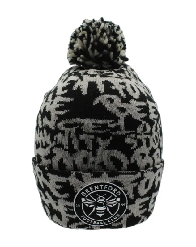 Brentford Graffiti Beanie Collection - Brentford Football Shirts & Shoes