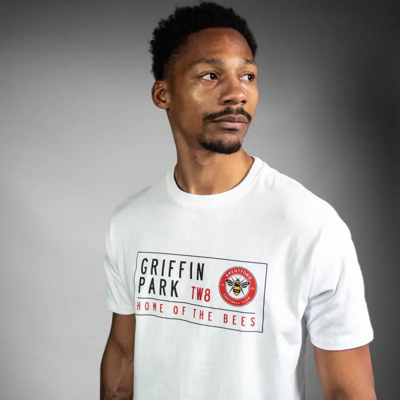 Brentford Griffin Park Tee-2500025 Collection - Brentford Football Shirts & Shoes