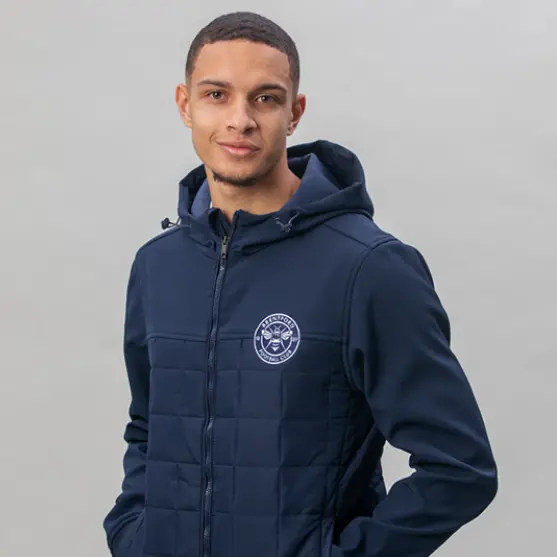 Brentford Holker Crest Jacket-2300092 Collection - Brentford Football Shirts & Shoes