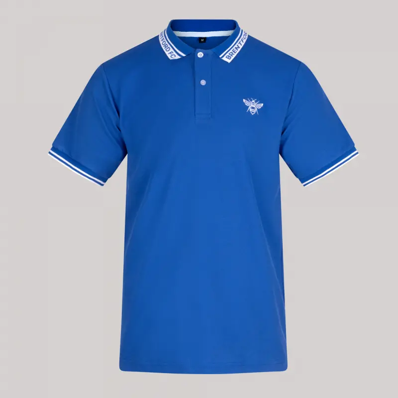 Brentford Jacquard Bee Polo-2400643 Collection - Brentford Football Shirts & Shoes