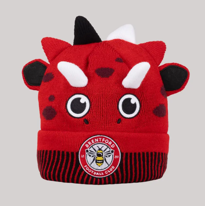 Brentford Jr Dino Beanie Collection - Brentford Football Shirts & Shoes