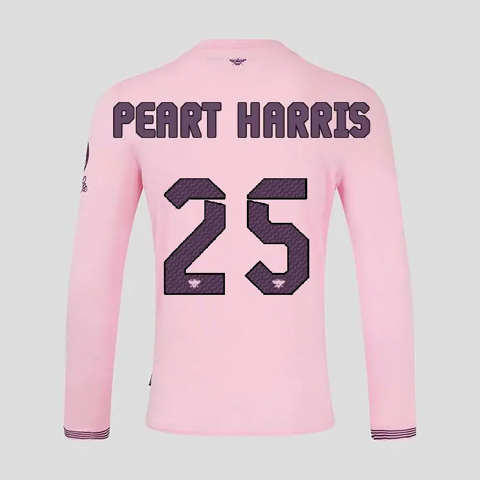 Brentford Junior Away Shirt 24/25 PEART HARRIS 25-2400332-25 Collection - Brentford Football Shirts & Shoes