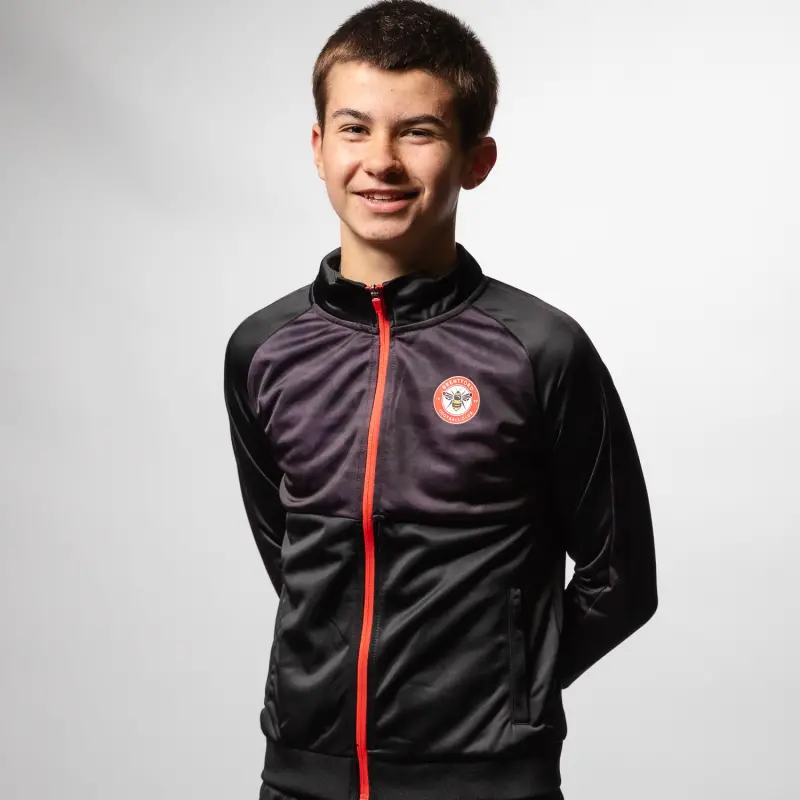 Brentford Junior Crest Camo Full Zip Jacket-2400043 Collection - Brentford Football Shirts & Shoes