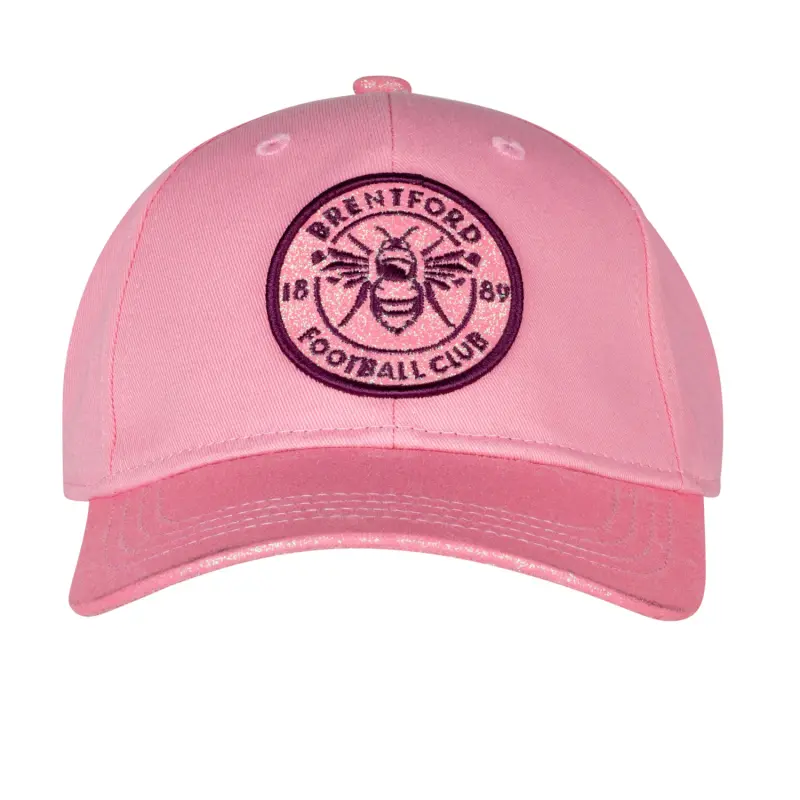 Brentford Junior Crest Glitter Cap Collection - Brentford Football Shirts & Shoes